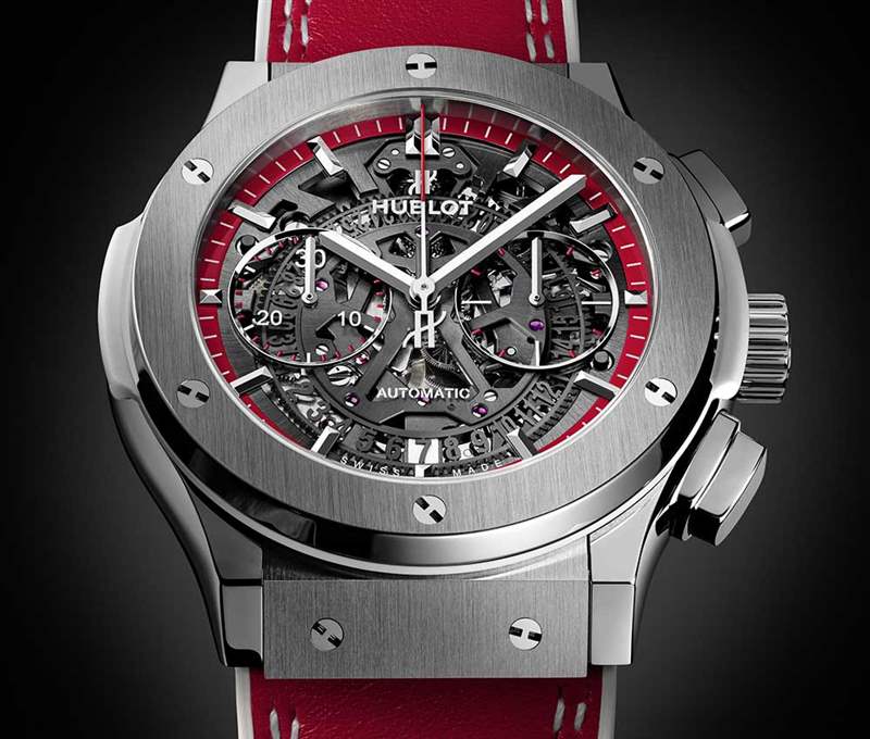 宇舶表經(jīng)典融合航空計(jì)時(shí)摩納哥特寫