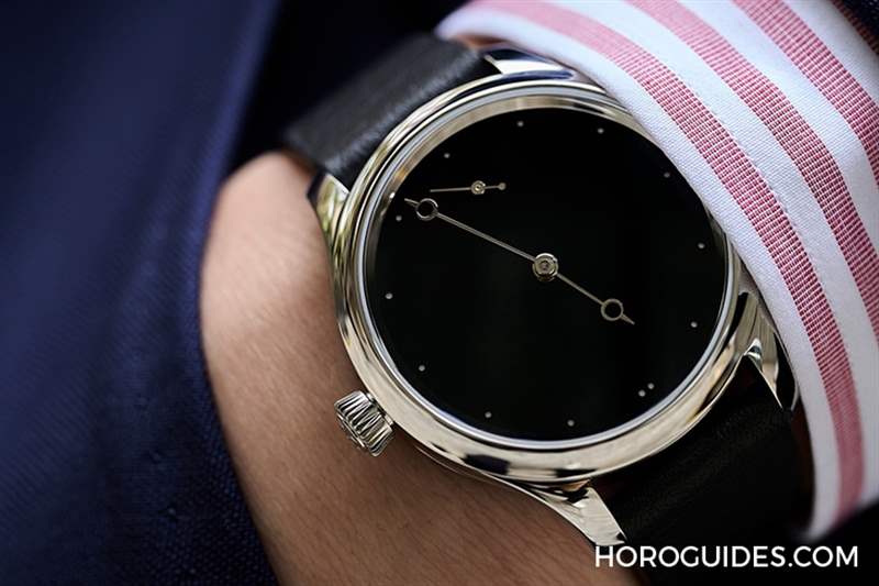 當日全蝕變成制表靈感|H. Moser & Cie.勇創者小秒針Total Eclipse腕表-復刻表