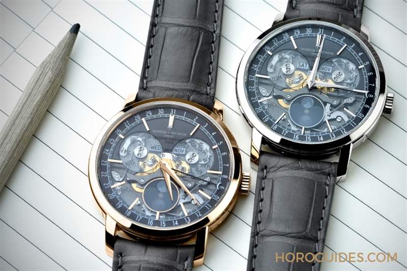 穿透面盤直視沉穩閃耀的機芯運轉|江詩丹頓Traditionnelle全日歷鏤雕腕表-復刻表