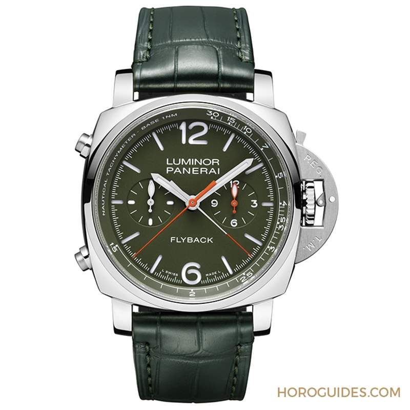 Panerai Luminor Chrono Flyback飛返計(jì)時(shí)新作二連發(fā),陶瓷殼、軍綠面各展特色-復(fù)刻表