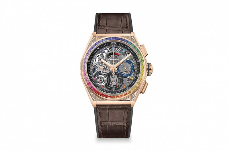 為這個(gè)圣誕添上色彩!真力時(shí)Zenith DEFY High Jewelry Rainbow-復(fù)刻表