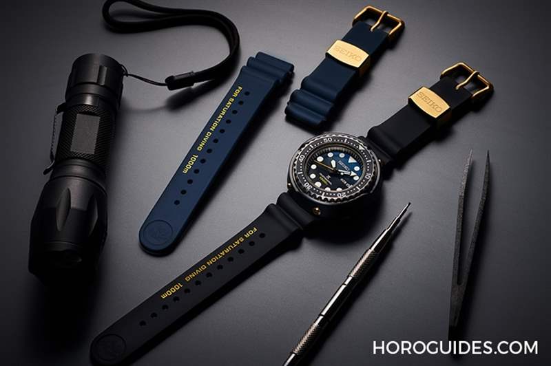 SEIKO Prospex深潛千米鮪魚(yú)罐頭,藍(lán)黑面盤新色|1986年石英潛水表35周年限量表-復(fù)刻表
