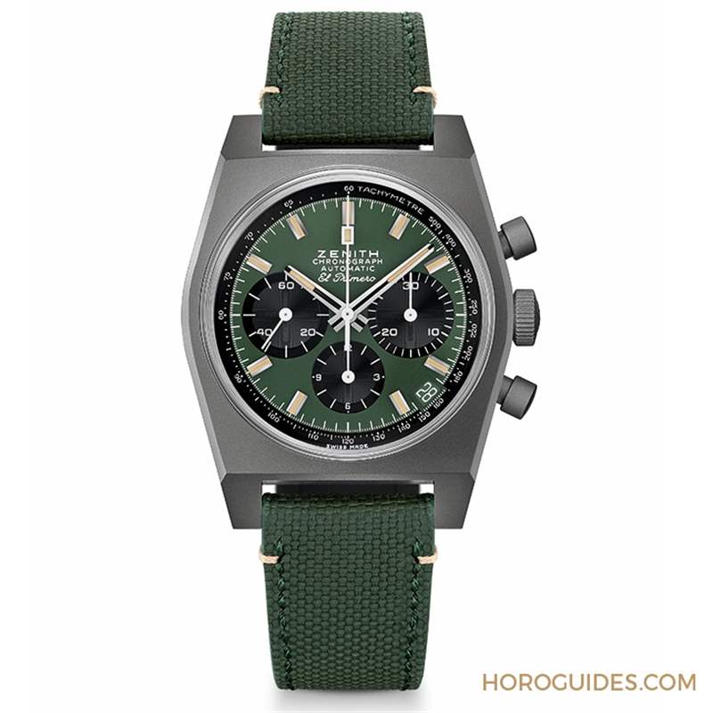 啞光綠面!ZENITH Chronomaster Revival Safari復(fù)刻版腕表-復(fù)刻表