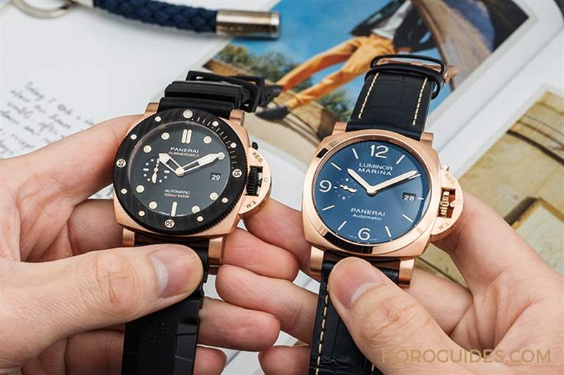 沛納海Goldtech?紅金的獨(dú)家魅力|Luminor Marina Goldtech? 紅金44mm-PAM01112-復(fù)刻表