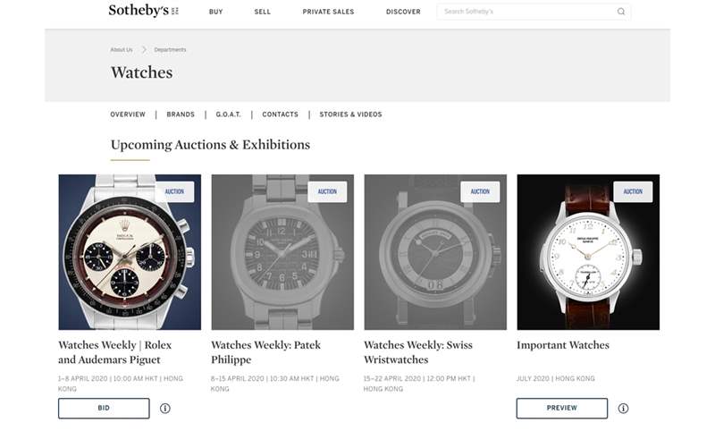 小而精！ 蘇富比線上主題拍賣「Watches Weekly」接力度時機