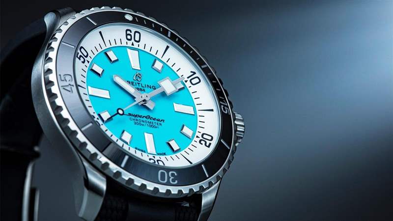 優雅接棒的細膩布局!百年靈Superocean尺寸齊全的繽紛新作-復刻表