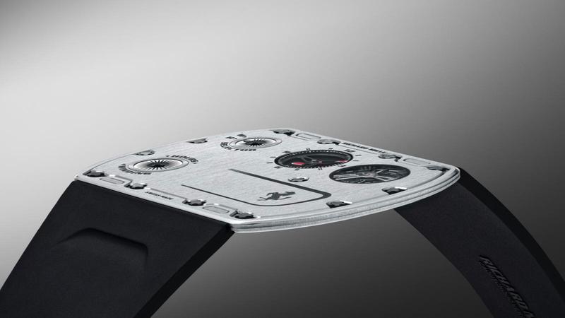 超薄運(yùn)動(dòng)表的工程習(xí)題!RICHARD MILLE RM UP-01 Ferrari-復(fù)刻表