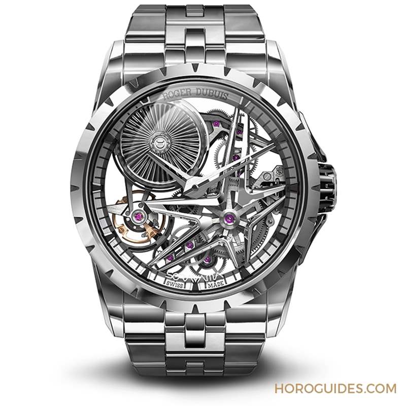 ROGER DUBUIS - 這款自動盤轉起來很迷幻！ Roger Dubuis攜手空山基推出Excalibur Sorayama Monobalancier腕表