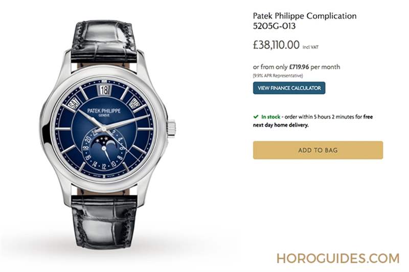 百達翡麗也做電商?表王開放英美經銷商線上銷售部分款式-復刻表