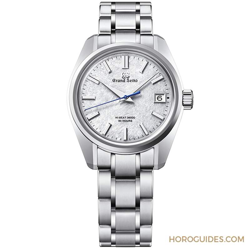 GRAND SEIKO - 淡藍面盤呈現巖手山「融雪」美景，Grand Seiko 44GS首款白鋼材質