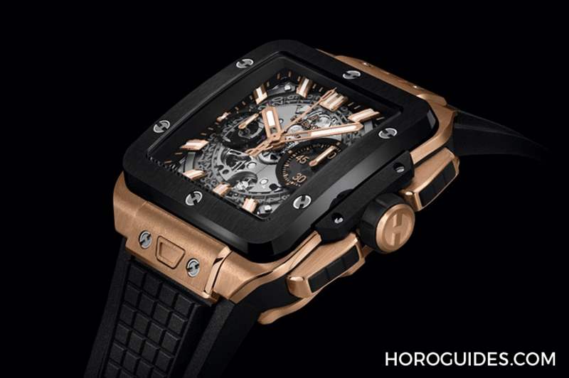HUBLOT - 高階運(yùn)動方表這樣搭，怎一個瀟灑了得｜Hublot Square Bang Unico計(jì)時碼表
