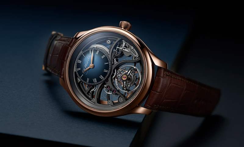賀高登鐘表50周年！ H. Moser & Cie.勇創(chuàng)者圓柱陀飛輪鏤空紀(jì)念腕表限量發(fā)行
