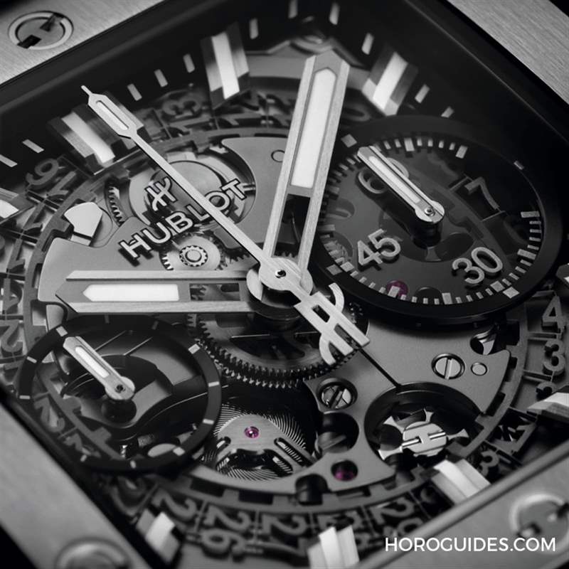 HUBLOT - 高階運(yùn)動方表這樣搭，怎一個瀟灑了得｜Hublot Square Bang Unico計(jì)時碼表