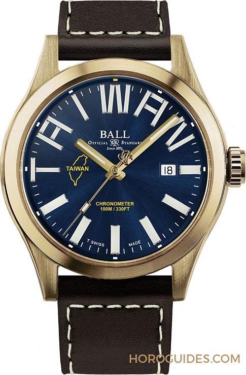 BALL WATCH - 鐵道迷注意！ 波爾表Engineer III 臺灣騰云號火車130周年紀念腕表