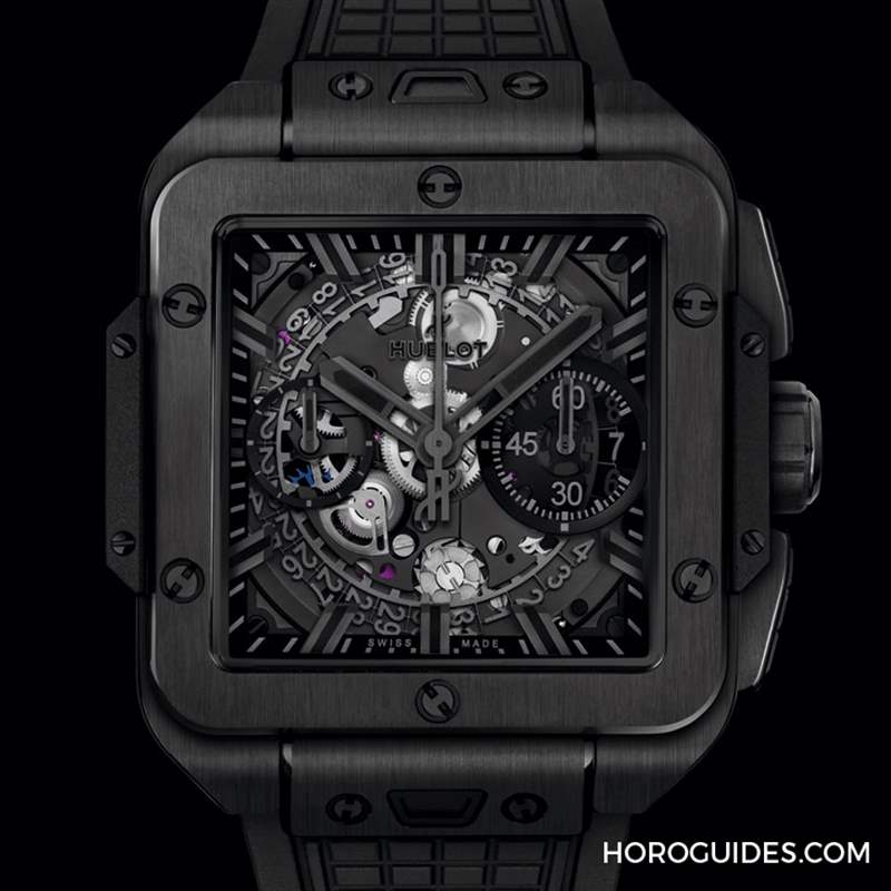 HUBLOT - 高階運(yùn)動方表這樣搭，怎一個瀟灑了得｜Hublot Square Bang Unico計(jì)時碼表