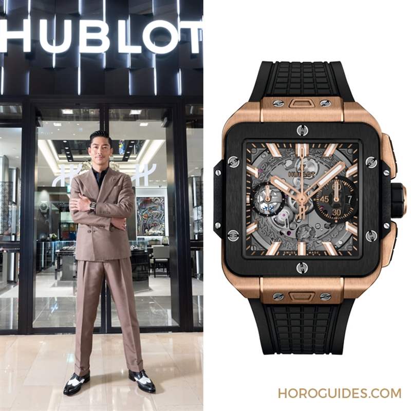 HUBLOT - 高階運(yùn)動方表這樣搭，怎一個瀟灑了得｜Hublot Square Bang Unico計(jì)時碼表