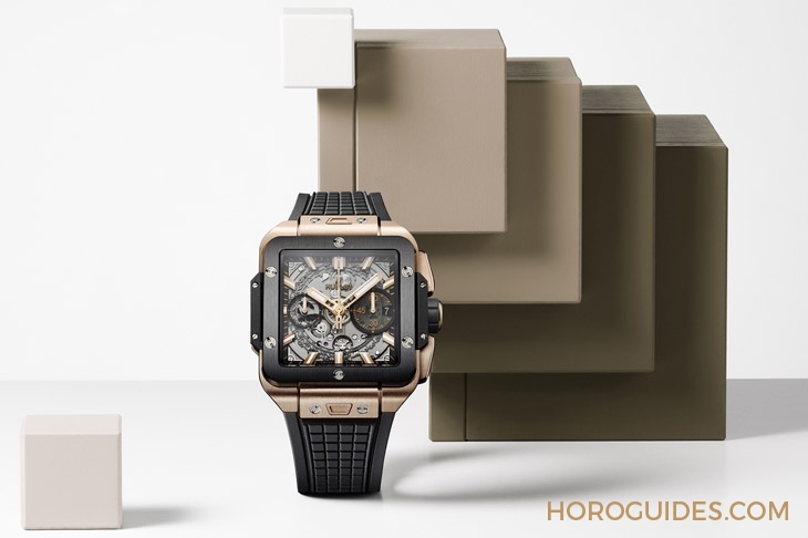 HUBLOT - 高階運(yùn)動方表這樣搭，怎一個瀟灑了得｜Hublot Square Bang Unico計(jì)時碼表