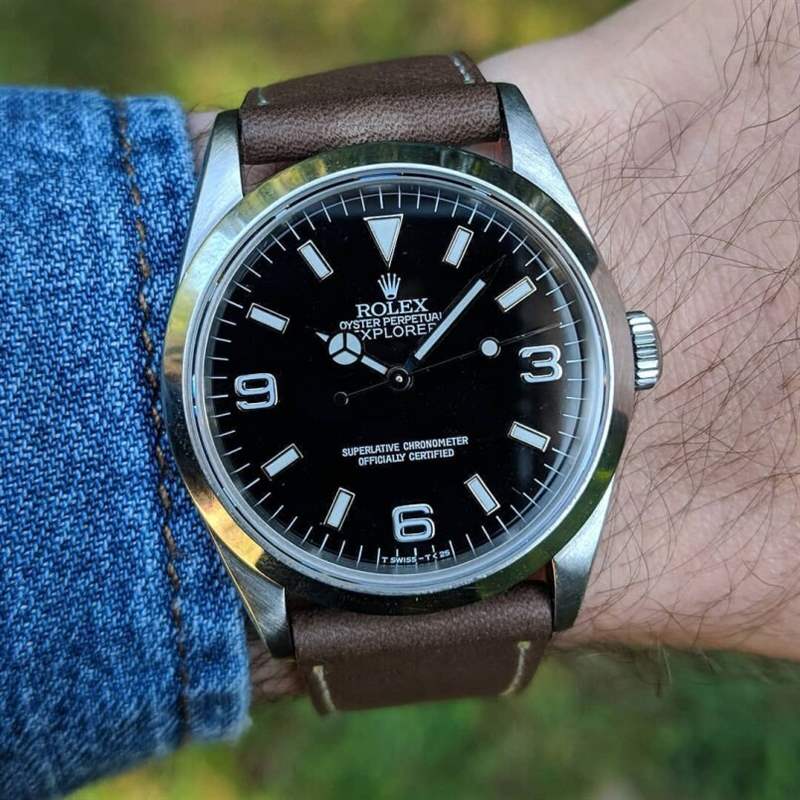 1989年14270 面世,腕表換上啞光黑色表盤( Matte dial),「369」字體風格也走向當代藝術風 回顧Rolex Explorer歷史|369豈止是勞力士入門表!-復刻表