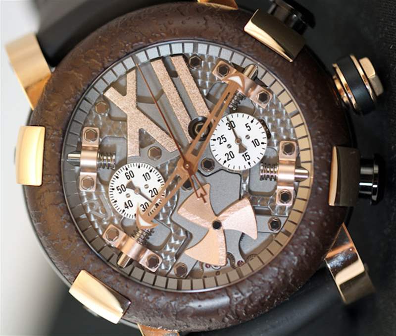 RJ 蒸汽朋克計時 10 羅曼杰羅姆蒸汽朋克計時腕表評論-復刻表