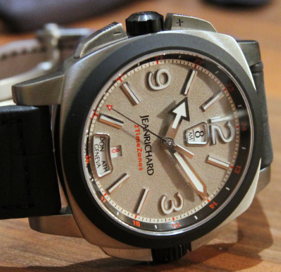 JeanRichard 2Timezones watch 1 JeanRichard理查德雙時區(qū)手表-復(fù)刻表