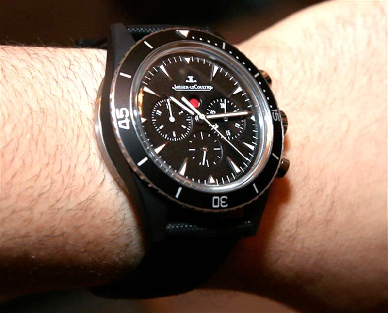 積家深海計時碼表金屬陶瓷