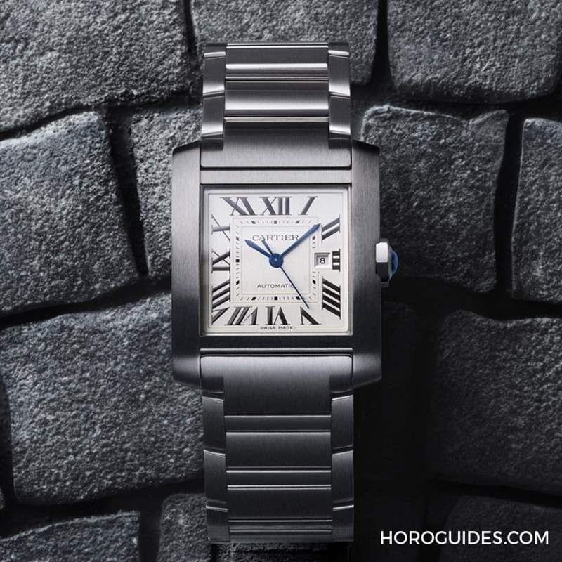 CARTIER - 法國(guó)坦克回來(lái)了！ Cartier Tank家族唯一鏈帶表款Tank Fran?aise改版回歸