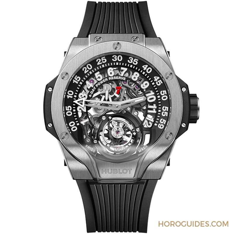 HUBLOT - HUBLOT全新MP-13 雙軸陀飛輪雙逆跳腕表挑戰極限工藝