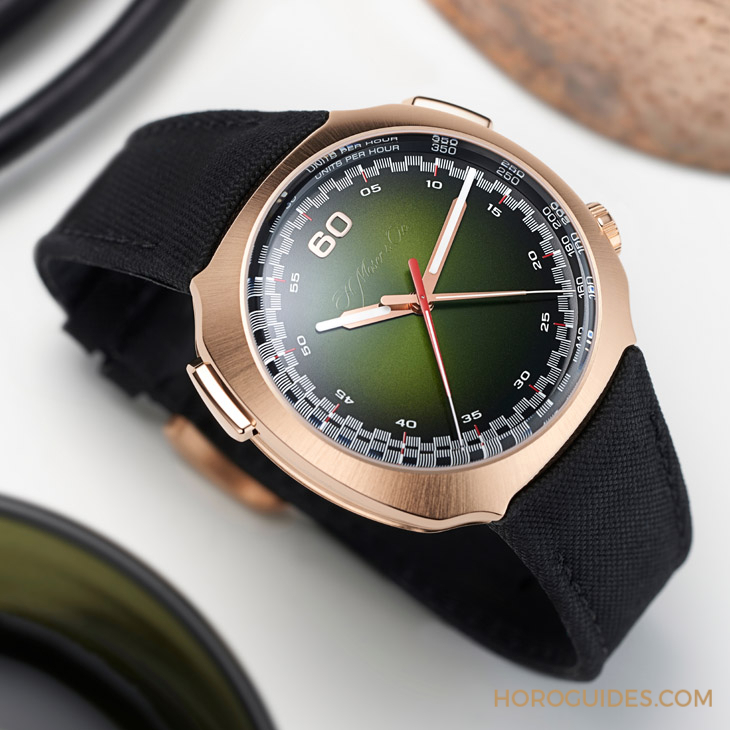 H. MOSER & CIE - H. Moser & Cie. Streamliner亨利幕時極速者首見橡膠表帶款！