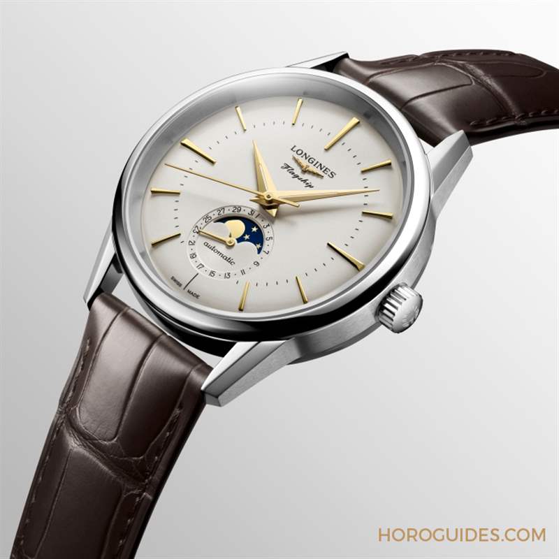 LONGINES - 優雅美學新添月相功能｜浪琴表LONGINES Flagship Heritage旗艦復刻系列月相腕表
