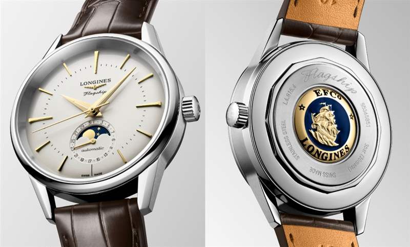 LONGINES - 優雅美學新添月相功能｜浪琴表LONGINES Flagship Heritage旗艦復刻系列月相腕表