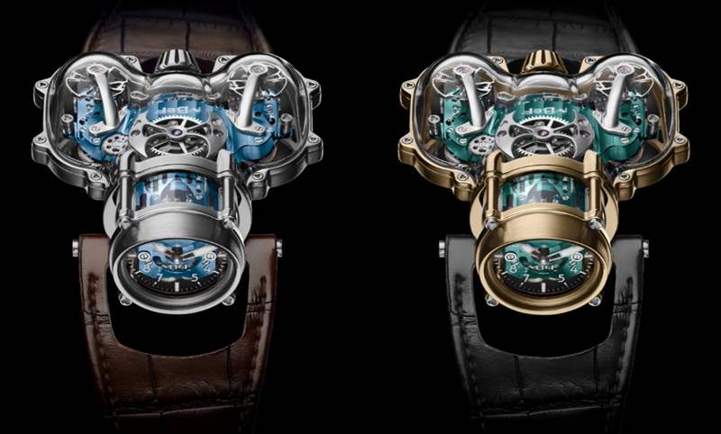 MB&F - 最美機芯 雙色齊發|MB&F HM9 Sapphire Vision