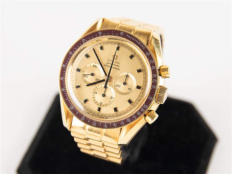 美國宇航員Walter Schirra擁有的OMEGA Speedmaster金殼紀念版腕表以190萬美元拍賣成交 美國宇航員Walter Schirra擁有的OMEGA Speedmaster金殼紀念版腕表以190萬美元拍賣成交-復刻表