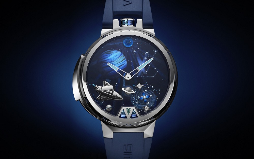 Louis Vuitton推出Tambour Jacquemart Minute Repeater 200 Years三問(wèn)報(bào)時(shí)腕表:太空漫游-復(fù)刻表