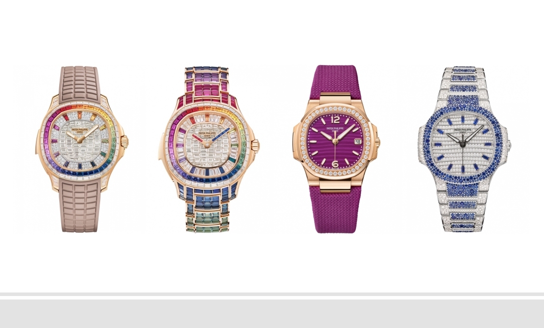 PATEK PHILIPPE - Ladies First！ 百達翡麗最新Aquanaut Luce「彩虹」三問表與Nautilus織紋復合表帶