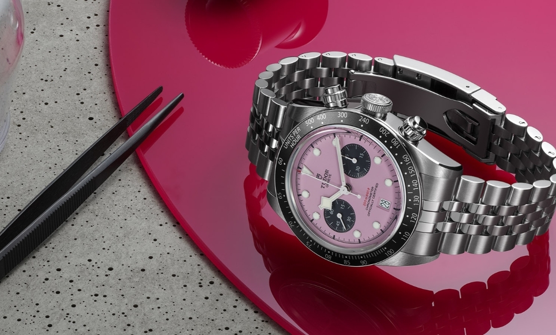 TUDOR - 顛覆傳統的粉紅熊貓！帝舵表TUDOR 發表Black Bay Chrono 'Pink'粉紅表盤計時碼表