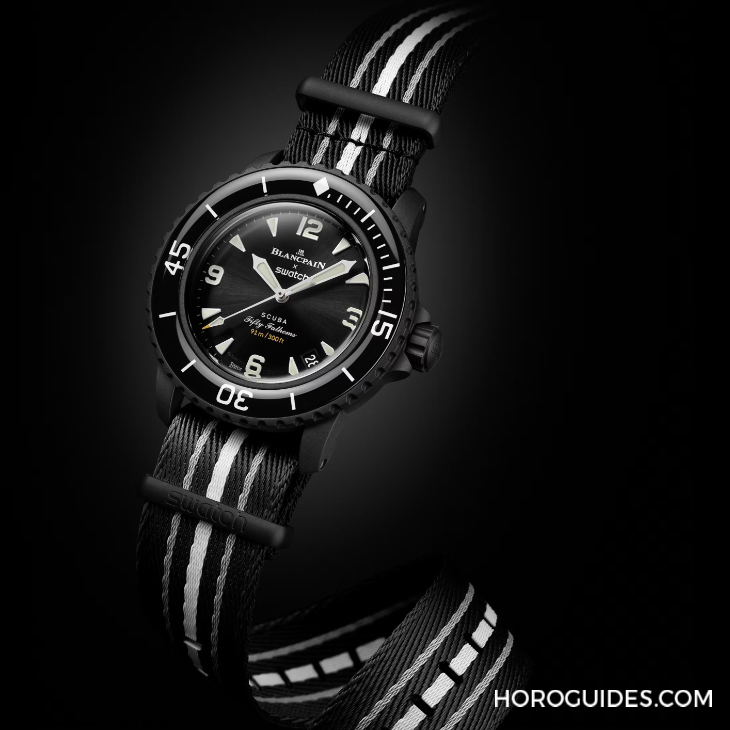 SWATCH - 太驚喜！更貼近五十噚腕表神韻的黑色調Blancpain × Swatch聯名表款「Ocean of Storm」現身