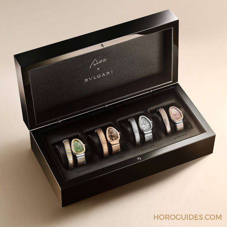 BVLGARI - 安藤忠雄為Serpenti出手了、全球最薄陀飛輪機芯黑化上陣｜BVLGARI W&W 2024速覽