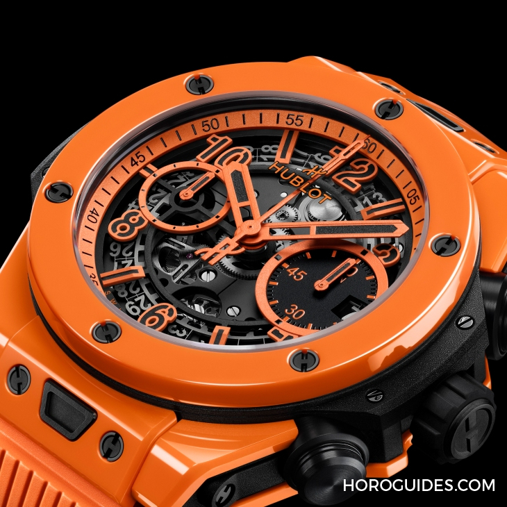 HUBLOT - 今夏最時(shí)尚的色彩！ HUBLOT推出全新Big Bang Unico Orange Ceramic橙色陶瓷腕表