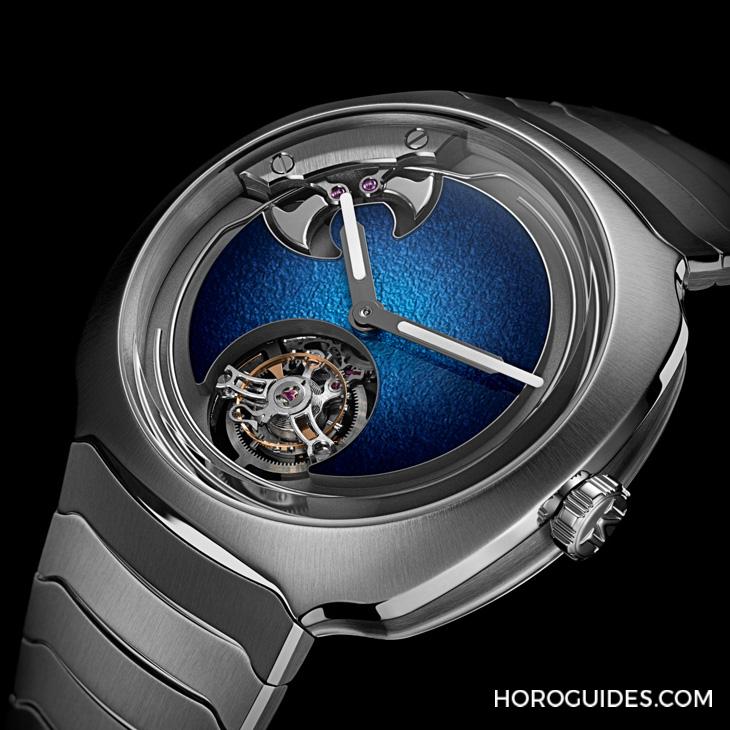 H. MOSER & CIE - 大明火琺瑯煙燻面加身，亨利慕時(shí)三問(wèn)疾速者三問(wèn)報(bào)時(shí)陀飛輪藍(lán)色琺瑯概念腕表奪目登場(chǎng)