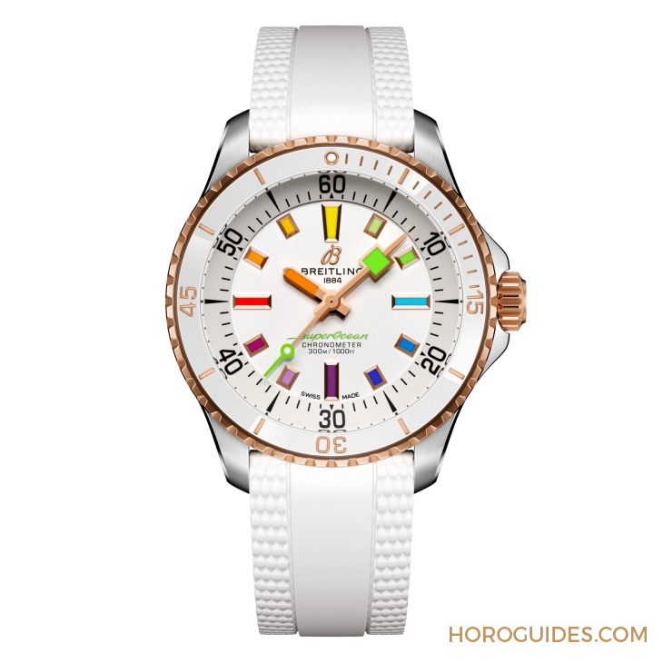 BREITLING - 彩虹時標面、46mm千米深潛新表同步現身|BREITLING Superocean系列新表