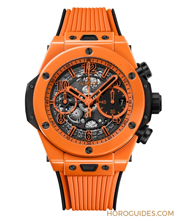 HUBLOT - 今夏最時(shí)尚的色彩！ HUBLOT推出全新Big Bang Unico Orange Ceramic橙色陶瓷腕表
