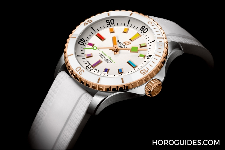 BREITLING - 彩虹時標面、46mm千米深潛新表同步現身|BREITLING Superocean系列新表