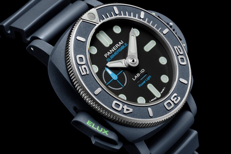 夜光功能新高度！ Panerai全新Submersible Elux LAB-ID腕表 以純機(jī)械一鍵開關(guān)發(fā)光系統(tǒng)