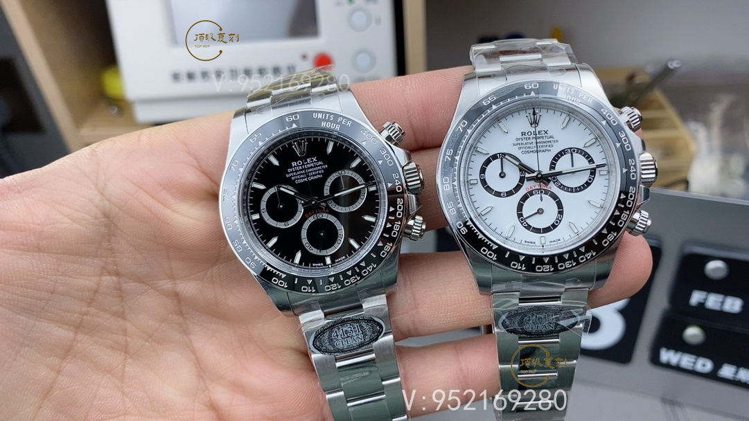 C廠Clean廠勞力士4131機芯黑陶迪126500(黑熊貓迪)深度解析-復刻表