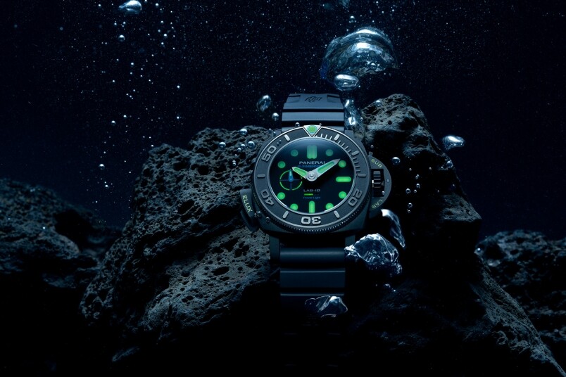 夜光功能新高度！ Panerai全新Submersible Elux LAB-ID腕表 以純機(jī)械一鍵開關(guān)發(fā)光系統(tǒng)